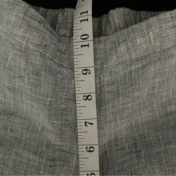 Goddess Gear Cropped Wide Leg Organic Linen Pants Size Small - Picture 10 of 10